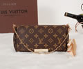 LV classic Leather Women bag