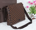 LV classic Leather men bag