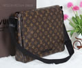 LV classic Leather men bag