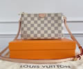 LV Double Zip Pochette Women Bag Top quality 1:1