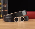 Ferragamo Leather belt best quality 1:1 W3.5