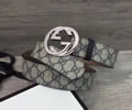 GUCCI Leather belt best quality 1:1 W3.8