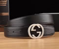 GUCCI Leather belt best quality 1:1 W3.8