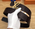 Louis Vuitton LV Leather belt best quality 1:1 W3.8