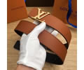 Louis Vuitton LV Leather belt best quality 1:1 W4.0