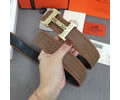 HERMES Leather belt best quality 1:1 W3.8