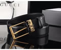 GUCCI Leather belt best quality 1:1 W3.5 W3.8