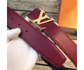 Louis Vuitton LV Leather belt best quality 1:1 W3.8