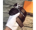 Louis Vuitton LV Leather belt best quality 1:1 W3.8