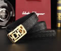 Ferragamo Leather belt best quality 1:1 W3.5
