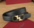 Ferragamo Leather belt best quality 1:1 W3.5