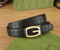 GUCCI Leather belt best quality 1:1 W3.5