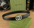GUCCI Leather belt best quality 1:1 W3.5