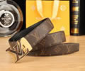 Louis Vuitton LV Leather belt best quality 1:1 W3.5