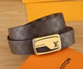 Louis Vuitton LV Leather belt best quality 1:1 W3.8