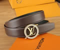 Louis Vuitton LV Leather belt best quality 1:1 W3.5