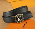 Louis Vuitton LV Leather belt best quality 1:1 W3.5