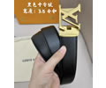 Louis Vuitton LV Leather belt best quality 1:1 W3.5