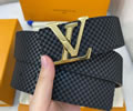 Louis Vuitton LV Leather belt best quality 1:1 W4.0