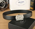 PRADA Leather belt best quality 1:1 W3.8