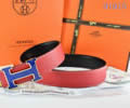 HERMES Leather belt bes quality