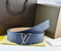 Louis Vuitton LV Leather belt best