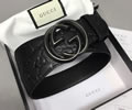 GUCCI Leather belt best quality 1:1 W4.0