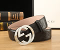GUCCI Leather belt best quality 1:1 W3.8
