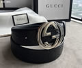 GUCCI Leather belt best quality 1:1 W4.0