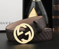 GUCCI Leather belt best quality 1:1 W3.8