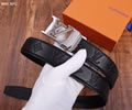 Louis Vuitton LV Leather belt best quality 1:1 W3.5