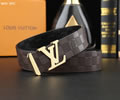 Louis Vuitton LV Leather belt best quality 1:1 W3.8