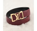 Louis Vuitton LV Leather belt best quality 1:1 W3.8