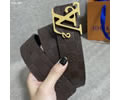 Louis Vuitton LV Leather belt best quality 1:1 W3.8