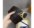 Louis Vuitton LV Leather belt best quality 1:1 W3.8