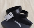PRADA Leather belt best quality 1:1 W3.5