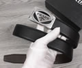 PRADA Leather belt best quality 1:1 W3.8