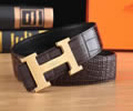 HERMES Leather belt best quality 1:1 W3.8