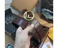 FENDI Leather belt best quality 1:1 W3.8