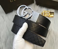 GUCCI Leather belt best quality 1:1 W3.5