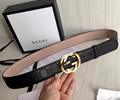 GUCCI Leather belt best quality 1:1 W3.8