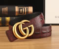 GUCCI Leather belt best quality 1:1 W3.5