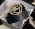 GUCCI Leather belt best quality 1:1 W3.8