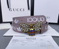 GUCCI Leather belt best quality 1:1 W3.5