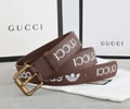 GUCCI Leather belt best quality 1:1 W3.5