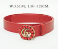 GUCCI Leather belt best quality 1:1 W3.5