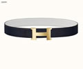 HERMES REVERSIBLE LEATHER STRAP 38MM Top quality