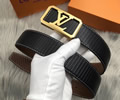 Louis Vuitton LV Leather belt best quality 1:1 W3.8