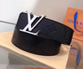 Louis Vuitton LV Leather belt best quality 1:1 W3.8