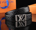 Louis Vuitton LV Leather belt best quality 1:1 W3.8